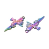 Ion Plating(IP) 304 Stainless Steel Pendants STAS-L020-028RC-2