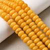 Dyed Natural White Jade Beads Strands G-G107-A23-01-5