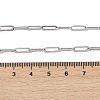 Non-Tarnish Unisex 304 Stainless Steel Paperclip Chain Necklaces X-NJEW-H215-04P-2