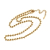 4MM 304 Stainless Steel Heart Link Chain Necklaces for Women NJEW-G179-06G-2