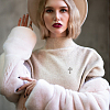 4Pcs Floral Cross Zinc Alloy Rhinestone Lapel Pin Backs for Backpack Clothes JEWB-FH0002-32P-6
