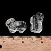 Natural Quartz Crystal Carved Half Hole Beads G-K367-02F-3