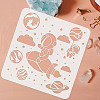 Large Plastic Reusable Drawing Painting Stencils Templates DIY-WH0172-684-3
