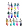 Spray Paint Glass Pendant X-GLAA-H029-02P-1