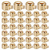 60Pcs Brass Crimp Beads KK-HY0004-19-1