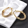 201 Stainless Steel Hoop Earrings EJEW-Q026-15G-B-5