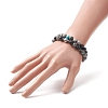 Natural Black Stone & Picasso Jasper & Labradorite & Synthetic Turquois & Non-Magnetic Synthetic Hematite Beaded Stretch Bracelets Sets for Women BJEW-JB09279-3