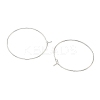 SHEGRACE Brass Hoop Earrings Findings XGR0005P-70P-2