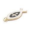 Real 18K Gold Plated Brass Pendants KK-M219-01G-B-3