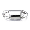 Non-Tarnish 304 Stainless Steel Fold Over Clasps STAS-S080-01C-P-2