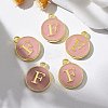 Golden Plated Alloy Enamel Charms LS-ENAM-S118-07F-5