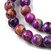Dyed Natural Regalite/Imperial Jasper/Sea Sediment Jasper Beads Strands G-B124-C02-09-4