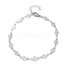304 Stainless Steel Chain Bracelets BJEW-P376-04P-4