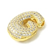 Rack Plating Brass Cubic Zirconia Pendants KK-S378-02G-G-2