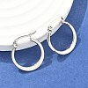 Tarnish Resistant 304 Stainless Steel Hoop Earrings EJEW-F105-23P-1