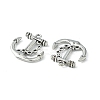 Tibetan Style Alloy Anchor Pendants X-TIBEP-839-AS-NR-2