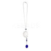 Evil Eye Alloy Lampwork Pendant Decorations LS-HJEW-M005-02D-AS-2