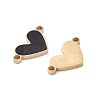 Ion Plating(IP) 304 Stainless Steel Enamel Connector Charms STAS-P339-10G-02-2