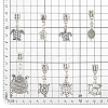  48Pcs Tibetan Style Alloy European Dangle Charms FIND-PH0005-92-2