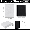 Cardboard Paper Jewelry Storage Boxes with Sponge Inside CON-WH0112-013-2