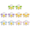 10Pcs 5 Colors Transparent Acrylic Enamel Beads TACR-YW0001-74-1