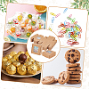 Square Foldable Creative Kraft Paper Box CON-WH0089-20A-5