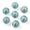 Transparent Blow High Borosilicate Glass Globe Beads X-GLAA-T003-09E-3