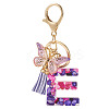 Resin Butterfly Pendant Keychains KEYC-TAC0034-03E-1