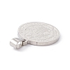 Non-Tarnish 304 Stainless Steel Pendants STAS-C057-01P-3