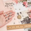 24Pcs 201 Stainless Steel Snap Clasps FIND-FG0003-67-3
