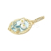 Brass Enamel Pendants KK-F886-03G-08-2