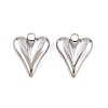 304 Stainless Steel Pendants STAS-P437-06P-1