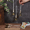 5Pcs 5 Sets Iron Bell Hanging Ornaments HJEW-PH02192-3