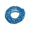 Electroplate Glass Beads Strands EGLA-A044-T2mm-L27-3