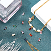 32Pcs 8 Colors Transparent Glass Charms GLAA-PH0001-22-2