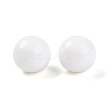 Opaque Solid Color Glass Beads GLAA-N007-10mm-A06-4