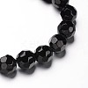 Faceted(32 Facets) Round Glass Bead Strands GLAA-M031-02-6mm-1
