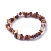 Natural Mookaite Beads Stretch Bracelets BJEW-JB04152-07-1