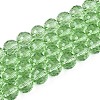 Transparent Glass Bead Strands GLAA-R095-10mm-28-1