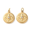 Ion Plating(IP) 304 Stainless Steel Rhinestone Pendants STAS-Q333-10G-02-1