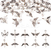20Pcs 20 Style Glass Pearl Pendants PALLOY-TAC0142-1