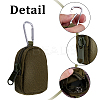 Nylon Zipper Wallets with Alloy Clasps AJEW-WH0567-68-4