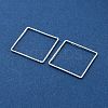 Brass Beads Frames KK-M288-01S-G-2