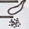 2 Strands Electroplate Non-magnetic Synthetic Hematite Beads Strands G-AR0004-24-4