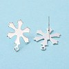 201 Stainless Steel Stud Earring Findings LS-STAS-K241-15S-2