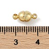 Rack Plating Brass Magnetic Clasps KK-Z070-19G-01-3