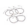 Adjustable Nylon Cord Braided Bead Bracelets LS-BJEW-P256-B01-2