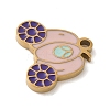 Christmas Themes 304 Stainless Steel Enamel Charms STAS-K312-04H-G-2
