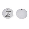 Non-Tarnish 304 Stainless Steel Charms STAS-T059-26P-Z-3