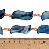 Dyed & Heated Natural Banded Agate Beads Strands GG-CBAB9C6-B01-01-4